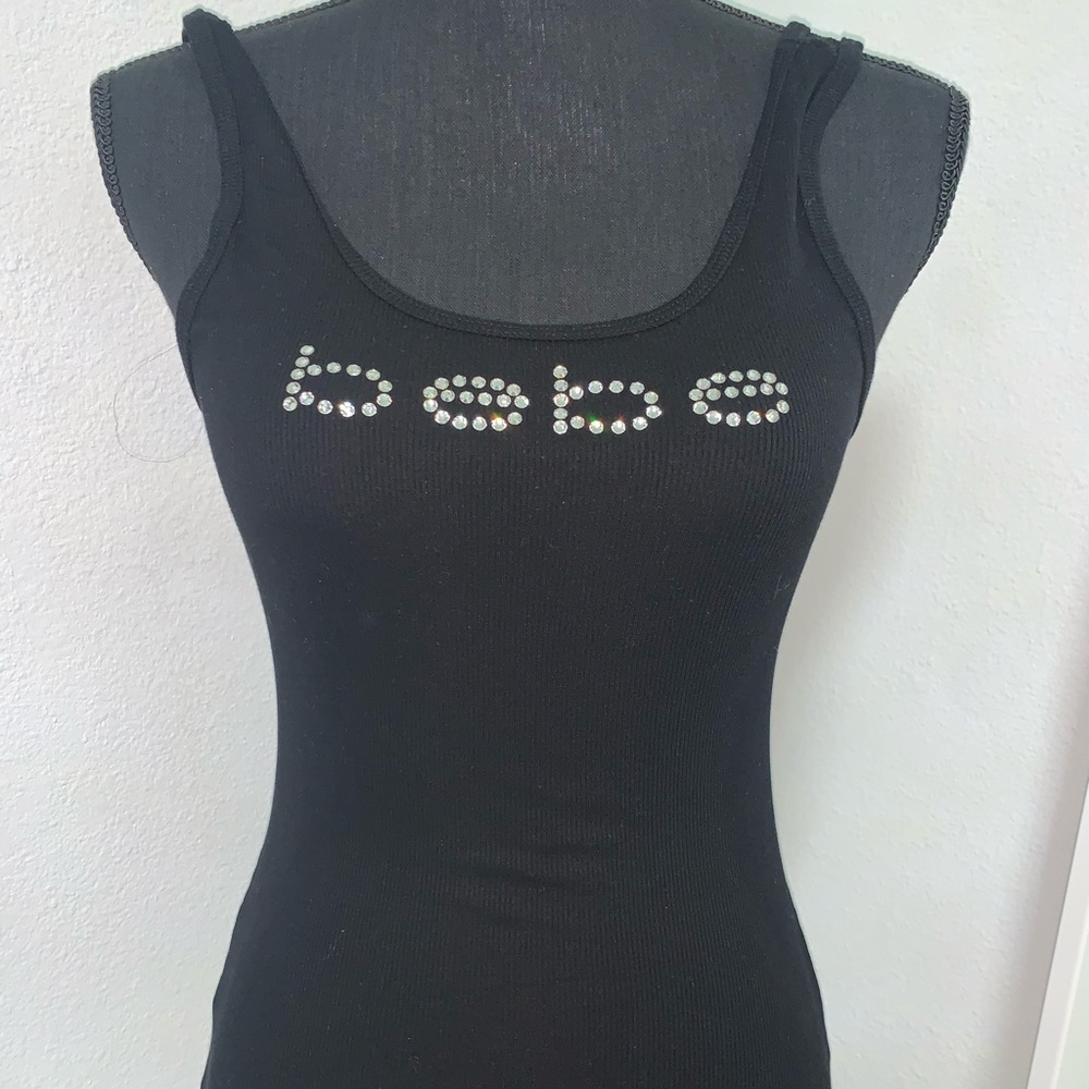 Black Bebe tank top